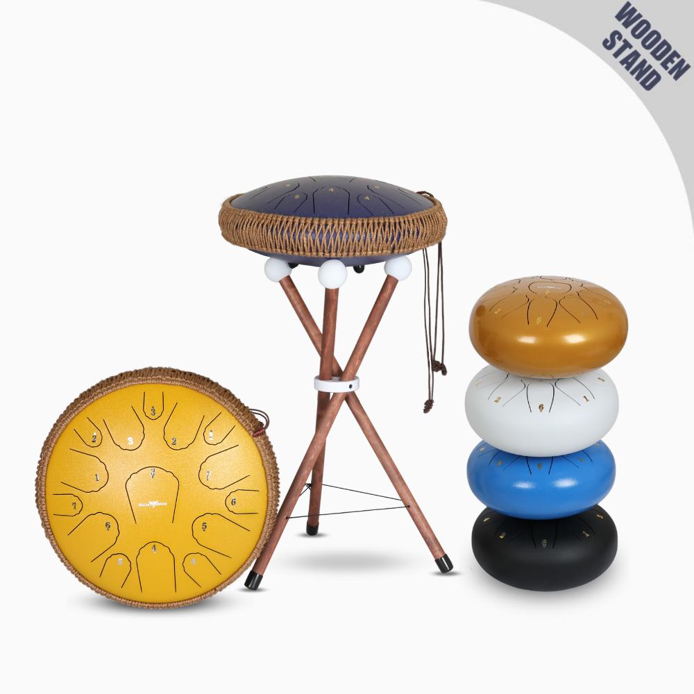 Wooden Stand + Mallet Set